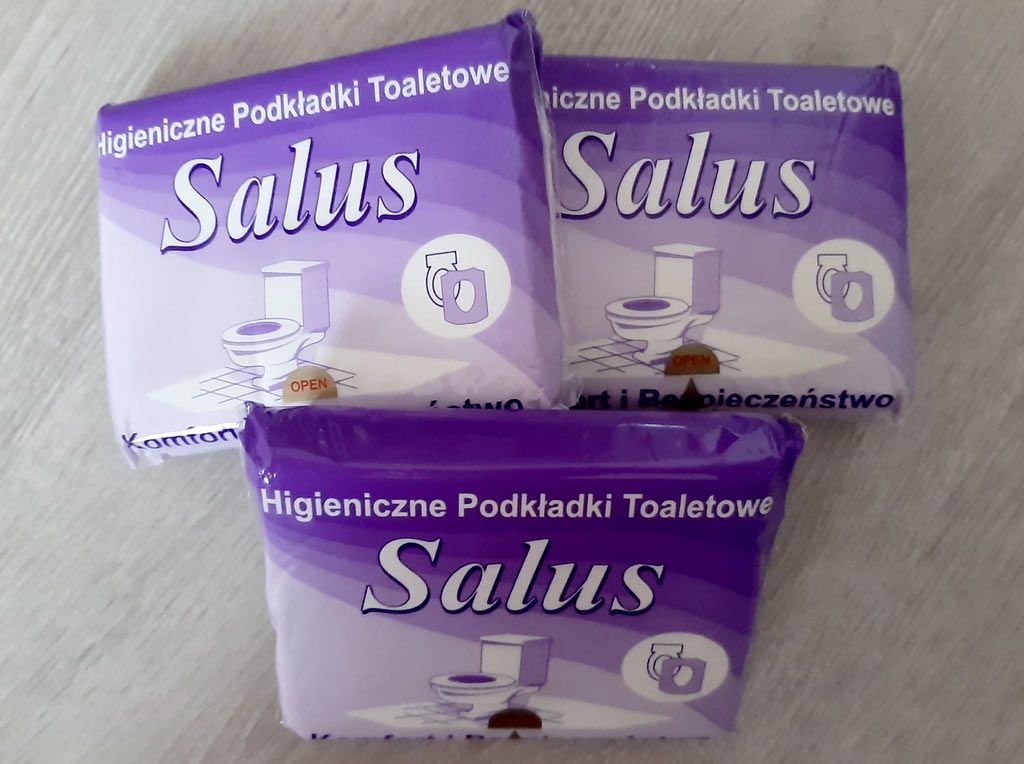 Higieniczne podkładki toaletowe